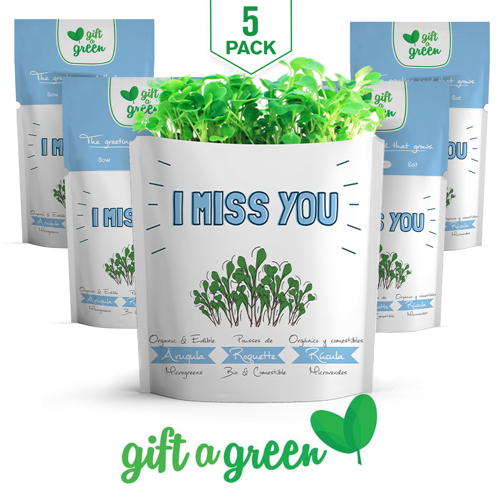 
                  
                    I Miss You Card | Arugula Microgreens
                  
                